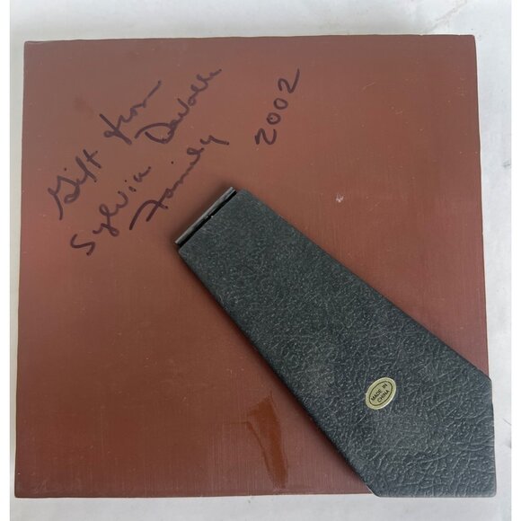 Vintage Guardian Angel 3-D Relief Art Children on Bridge 7"X7" GrannyCore Faith - Picture 6 of 8